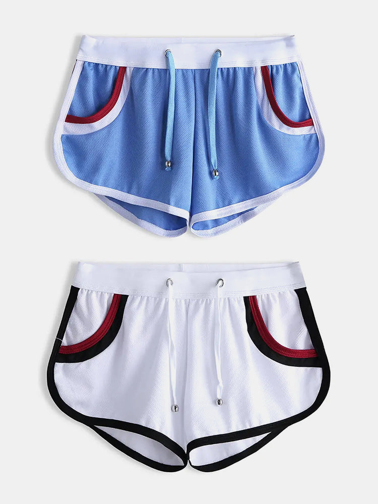 2 Pack Drawstring Leisure Men's Loose Boxer Shorts | dmunderwear detail image 14