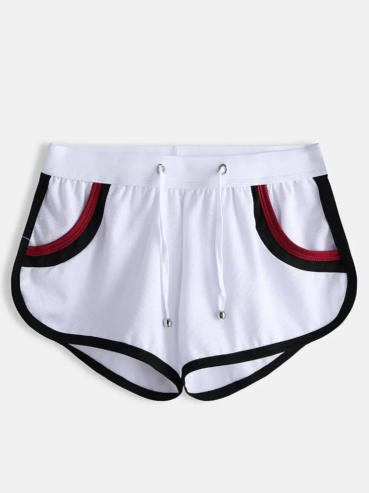 2 Pack Drawstring Leisure Men's Loose Boxer Shorts | dmunderwear detail image 15