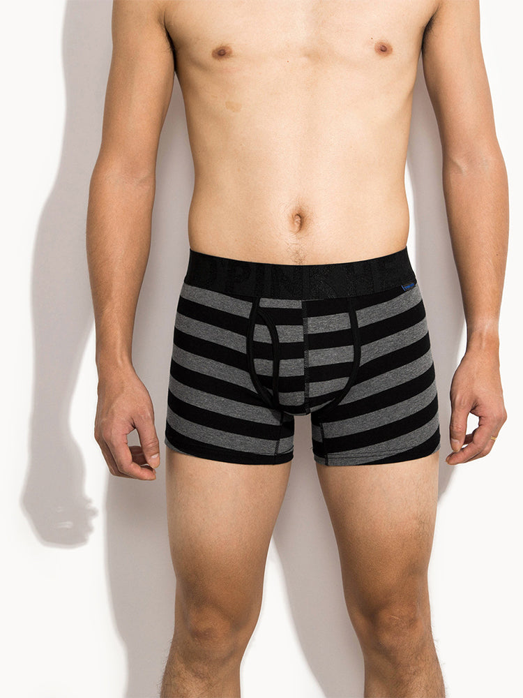 2 Pack European Luxury Brand Personalized Striped Men's Underwear | dmunderwear detail image 12