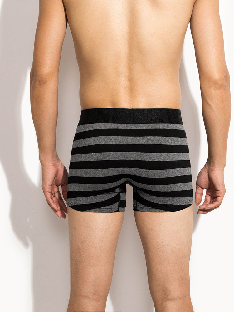 2 Pack European Luxury Brand Personalized Striped Men's Underwear | dmunderwear detail image 13