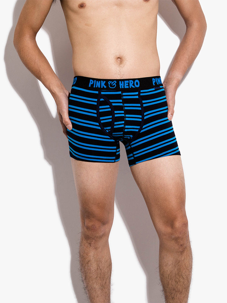 2 Pack European Luxury Brand Personalized Striped Men's Underwear | dmunderwear detail image 15