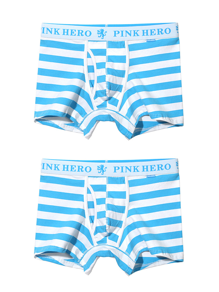 2 Pack European Luxury Brand Personalized Striped Men's Underwear | dmunderwear detail image 20