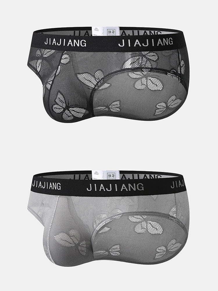 2 Pack Lace Sexy Butterfly Men's Underwear | dmunderwear detail image 12