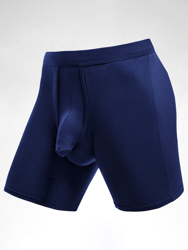 2 Pack Long Boxer Briefs with Separate Pouch | dmunderwear detail image 13