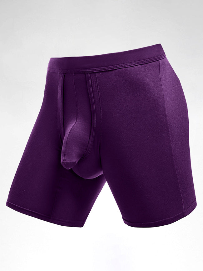2 Pack Long Boxer Briefs with Separate Pouch | dmunderwear detail image 15