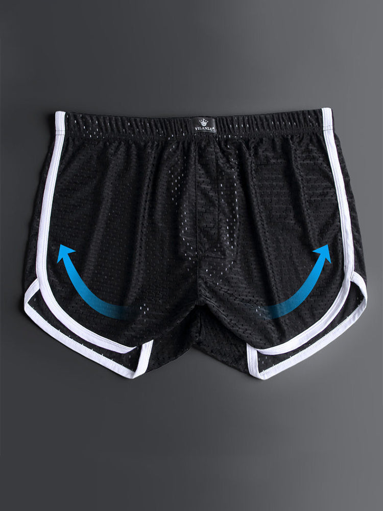 2 Pack Loose Home Underwear Breathable Mesh Shorts | dmunderwear detail image 3
