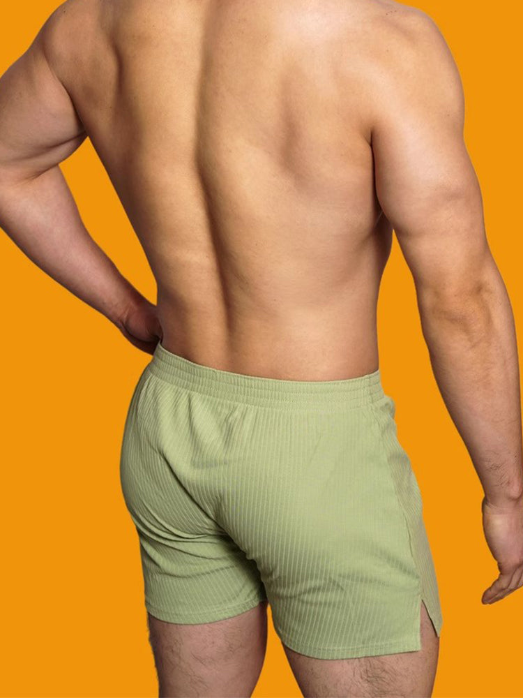 2 Pack Low-Rise Cotton Casual Solid Boxers | dmunderwear detail image 14