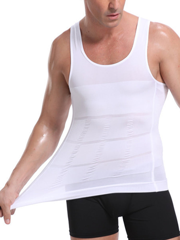 2 Pack Men Body Slimming Tummy Shaper | dmunderwear detail image 10