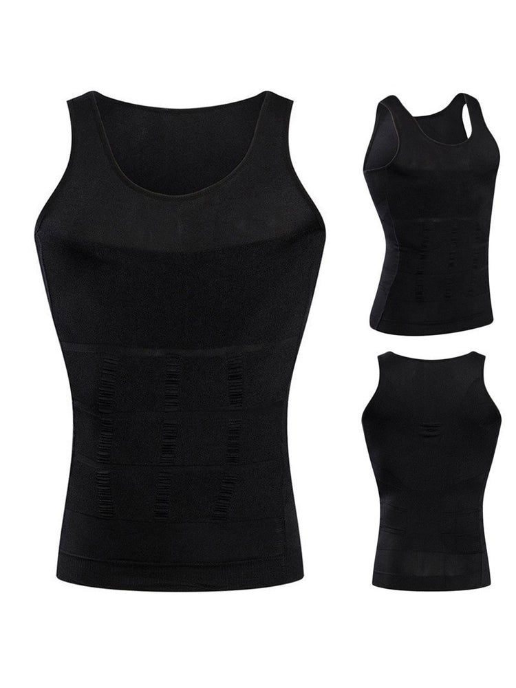 2 Pack Men Body Slimming Tummy Shaper | dmunderwear detail image 12