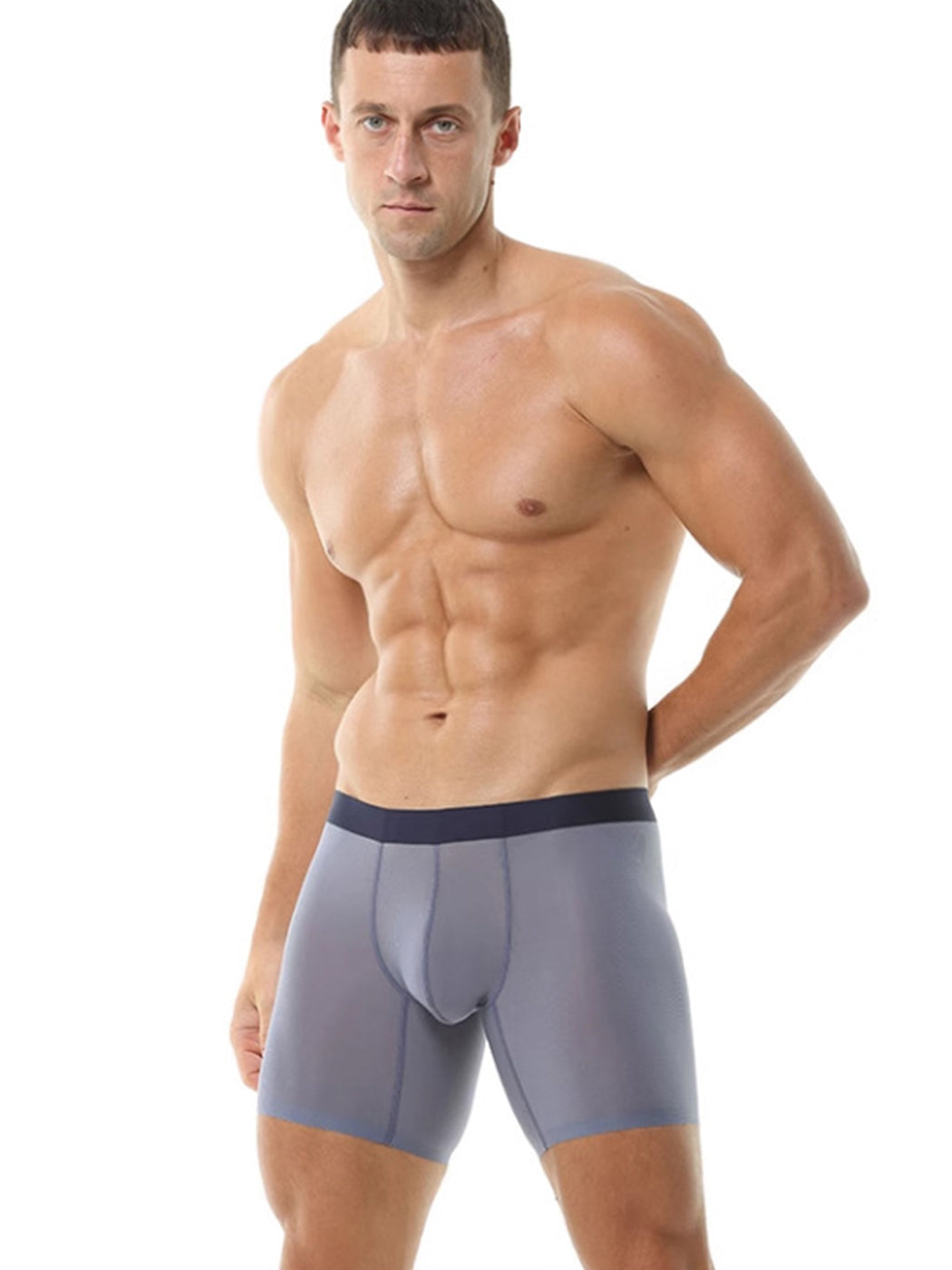 2 Pack Men's Breathable Athletic Mesh Boxer Briefs | dmunderwear