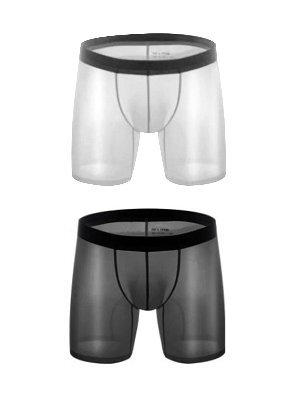2 Pack Men's Breathable Athletic Mesh Boxer Briefs | dmunderwear detail image 14