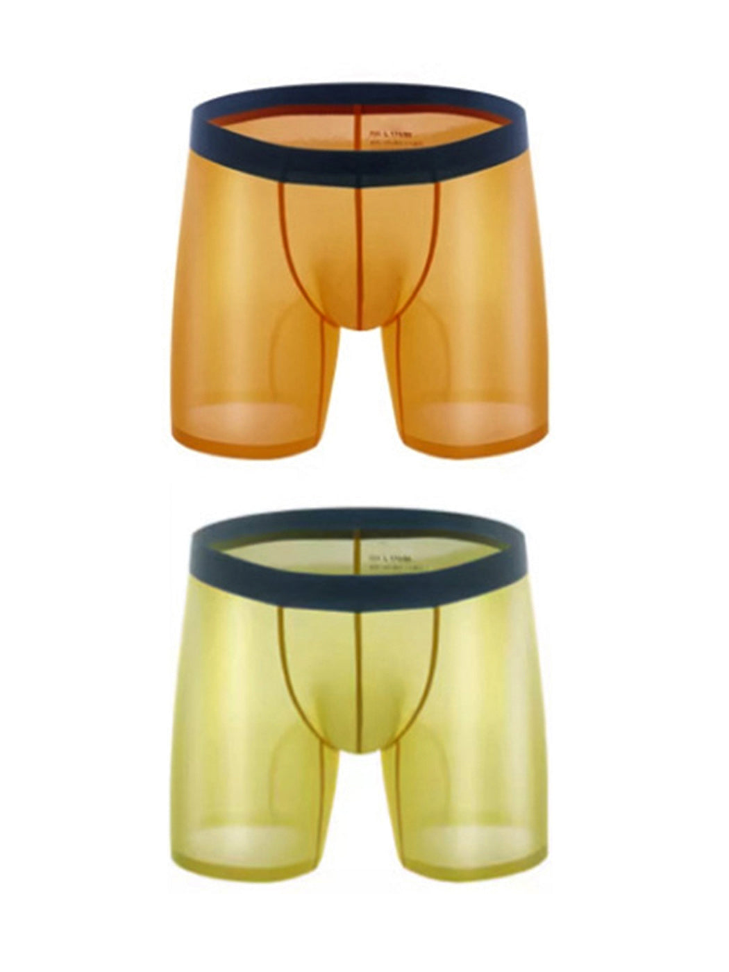 2 Pack Men's Breathable Athletic Mesh Boxer Briefs | dmunderwear detail image 2