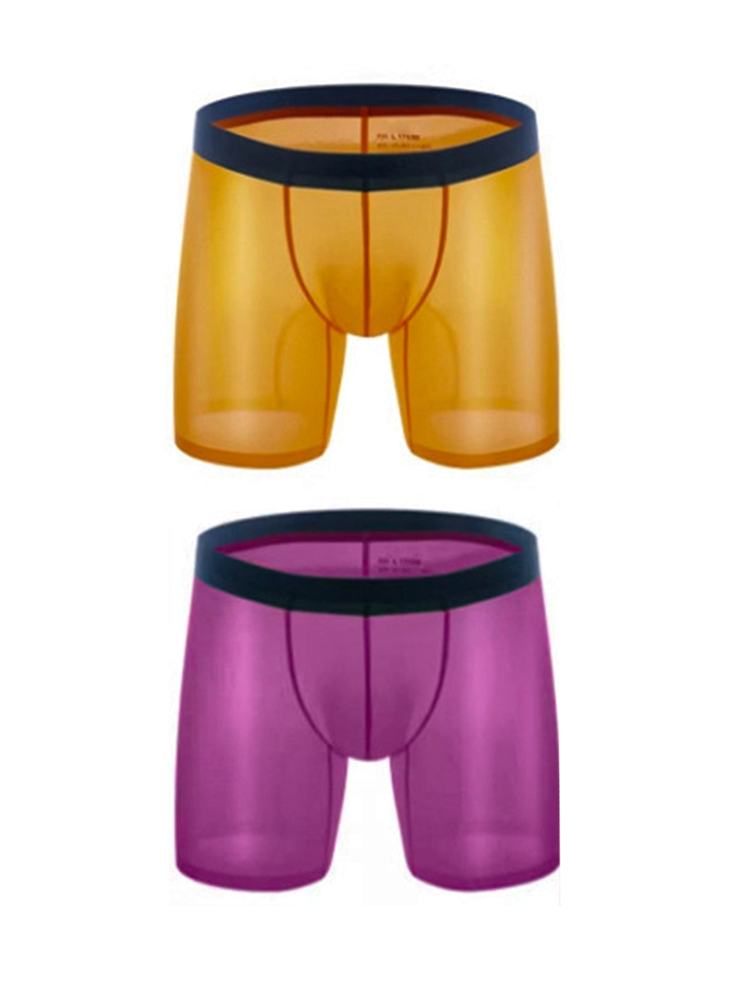 2 Pack Men's Breathable Athletic Mesh Boxer Briefs | dmunderwear detail image 20