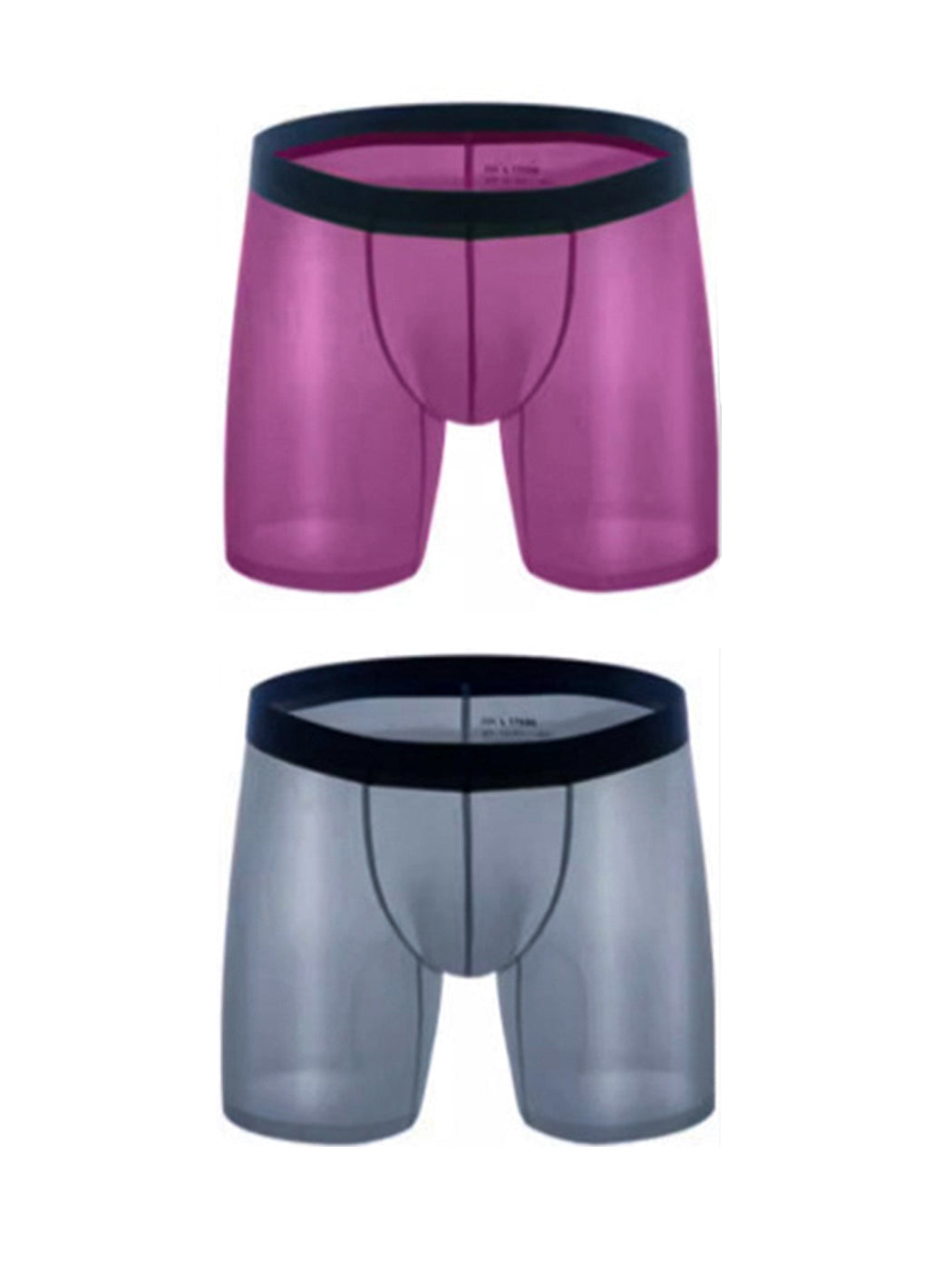 2 Pack Men's Breathable Athletic Mesh Boxer Briefs | dmunderwear detail image 8