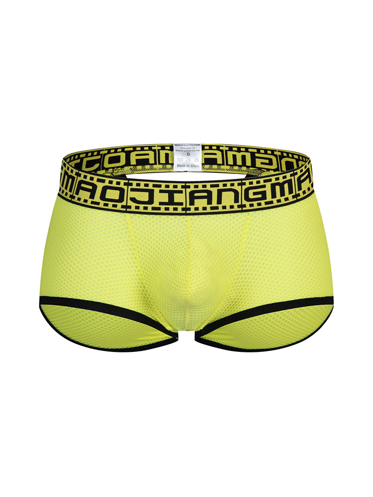 2 Pack Men's Breathable Large Pouch Mesh Fitness Trunks | dmunderwear detail image 8