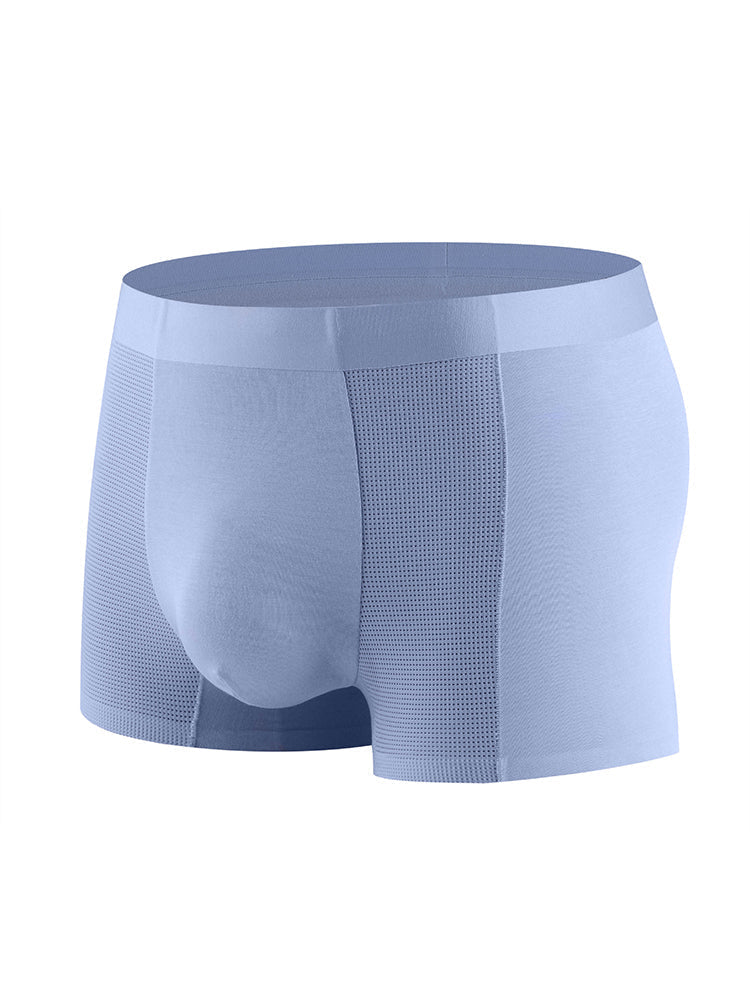 2 Pack Men's Breathable Seamless Modal Trunks | dmunderwear detail image 11