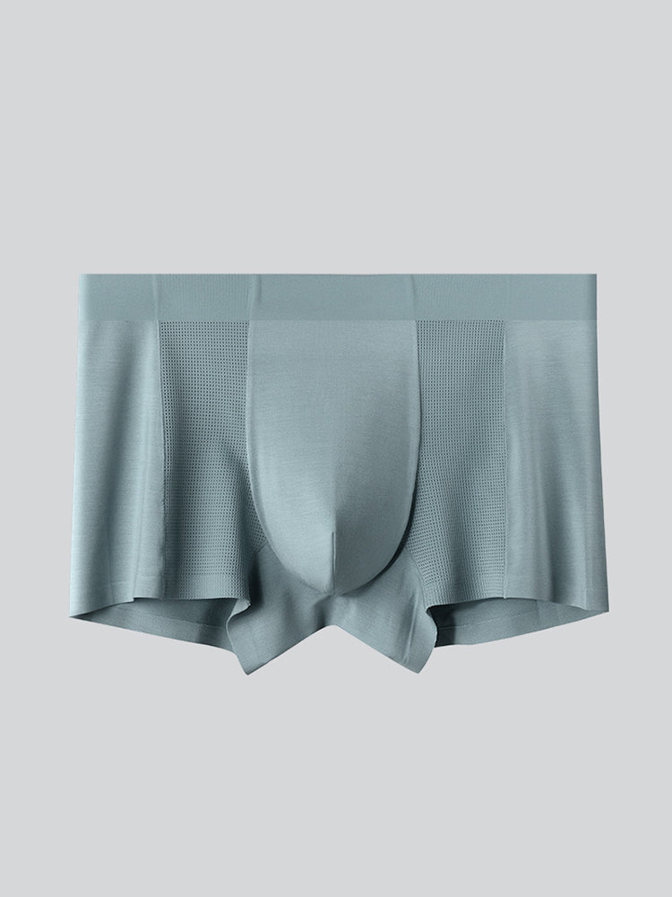 2 Pack Men's Breathable Seamless Modal Trunks | dmunderwear detail image 20