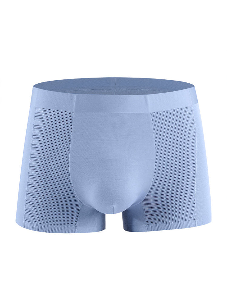2 Pack Men's Breathable Seamless Modal Trunks | dmunderwear detail image 9