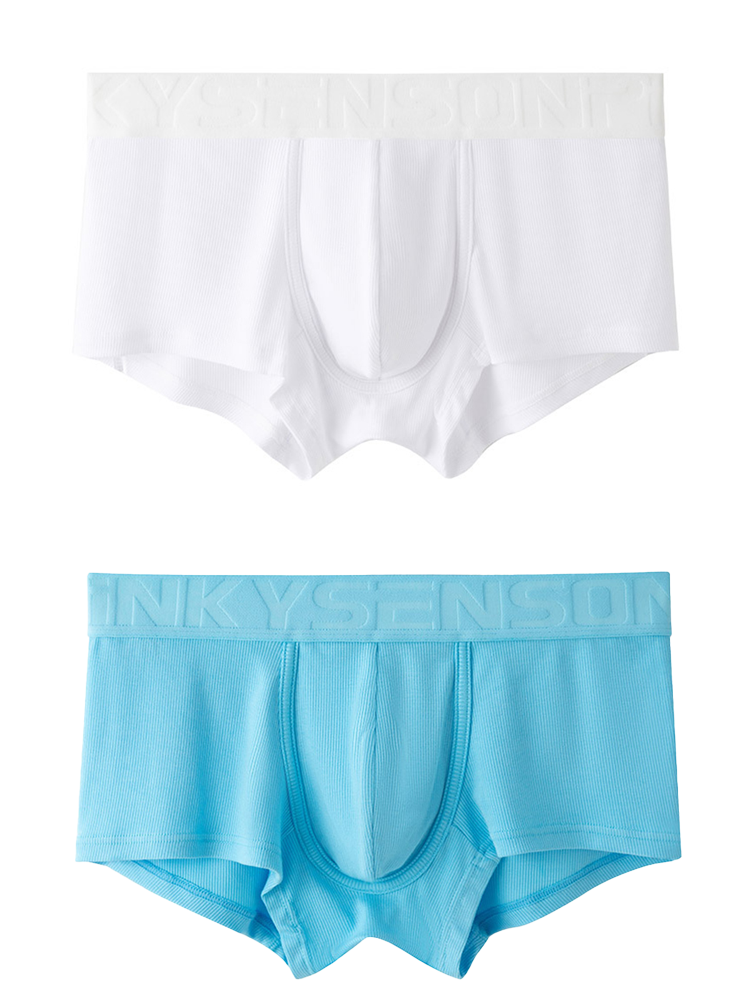 2 Pack Men's Breathable U Pouch Modal Trunks | dmunderwear detail image 20