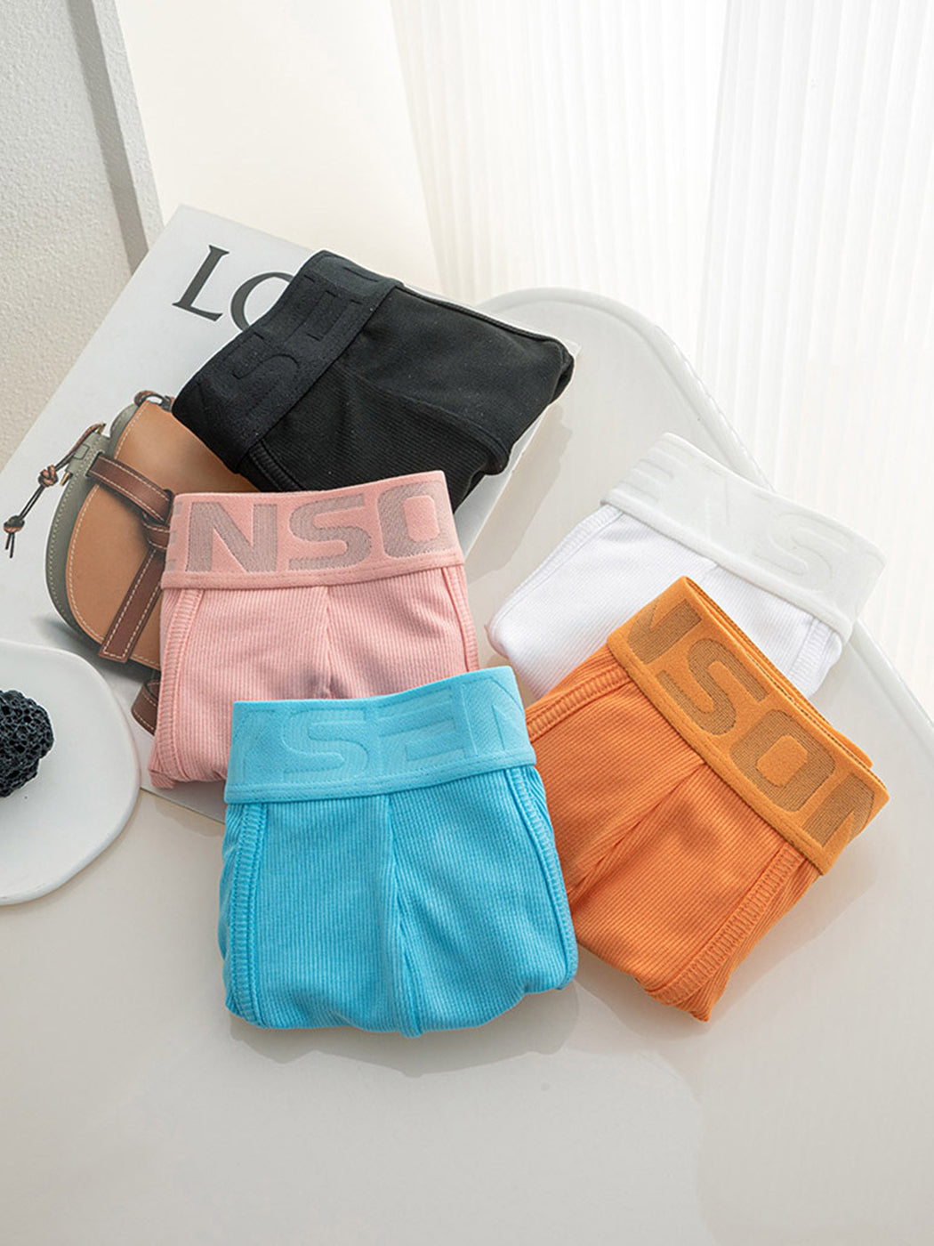 2 Pack Men's Breathable U Pouch Modal Trunks | dmunderwear detail image 9