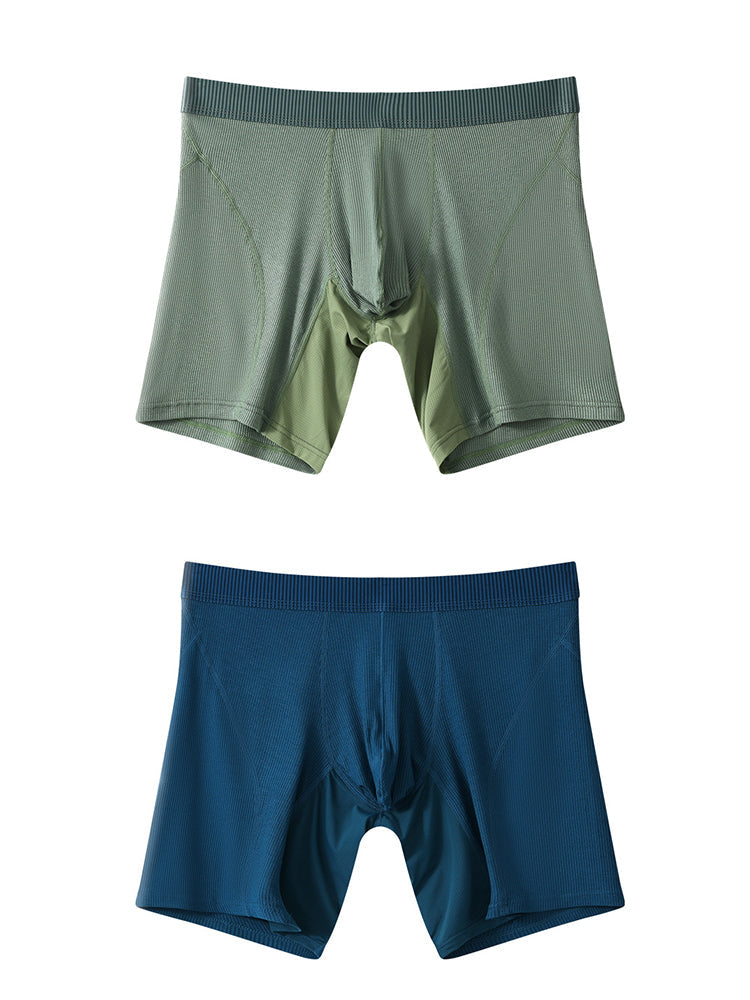 2 Pack Men's Casual Ice Silk Midway Briefs | dmunderwear detail image 14