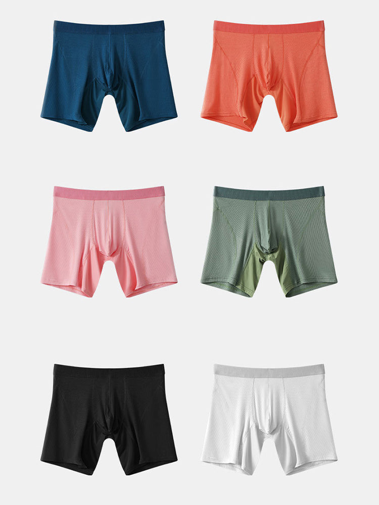 2 Pack Men's Casual Ice Silk Midway Briefs | dmunderwear detail image 19