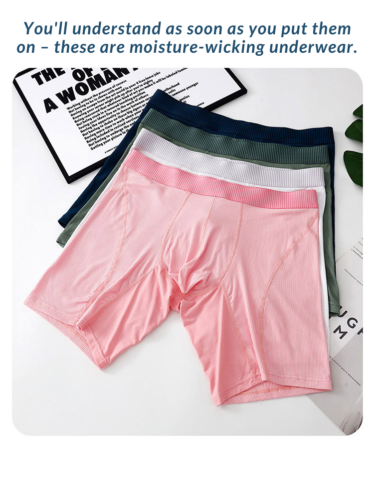 2 Pack Men's Casual Ice Silk Midway Briefs | dmunderwear detail image 7
