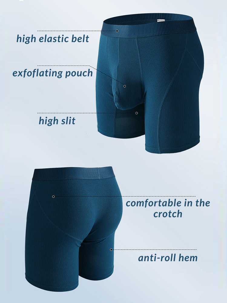 2 Pack Men's Casual Ice Silk Midway Briefs | dmunderwear detail image 9