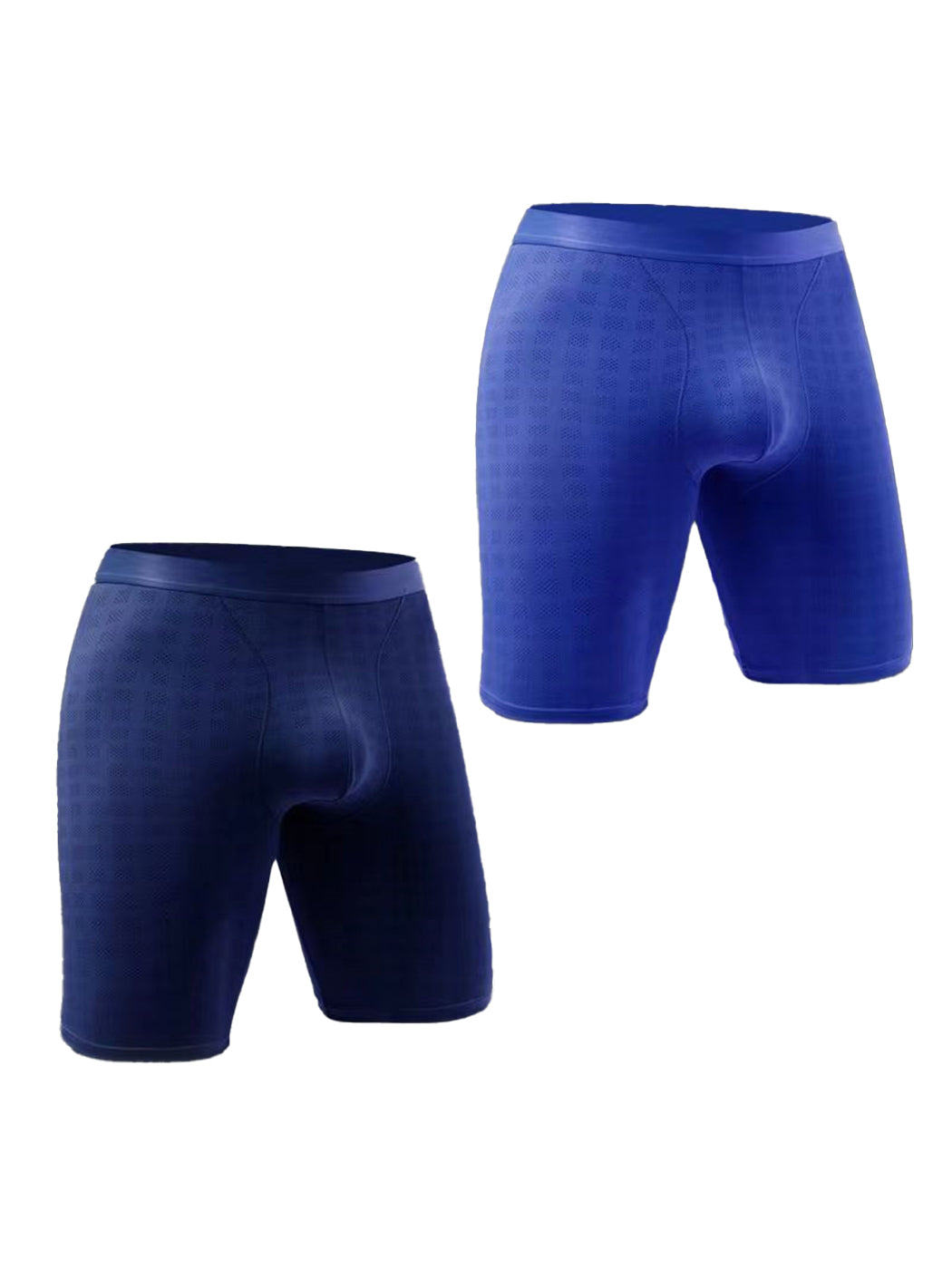 2 Pack Men's Front Pouch Mesh Boxer Briefs | dmunderwear detail image 10