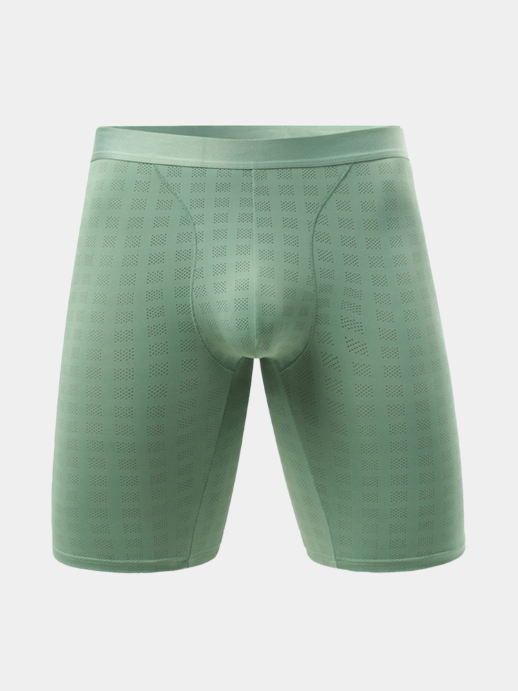 2 Pack Men's Front Pouch Mesh Boxer Briefs | dmunderwear detail image 13