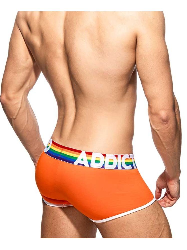 2 Pack Men's Large Pouch Rainbow Trunks | dmunderwear detail image 15