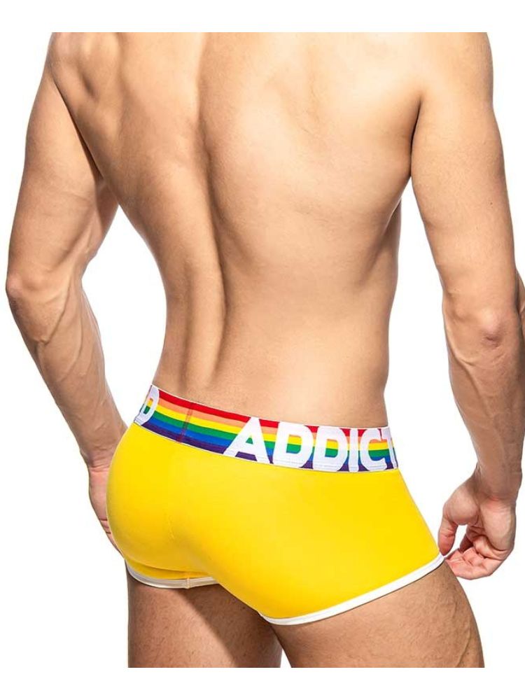 2 Pack Men's Large Pouch Rainbow Trunks | dmunderwear detail image 18