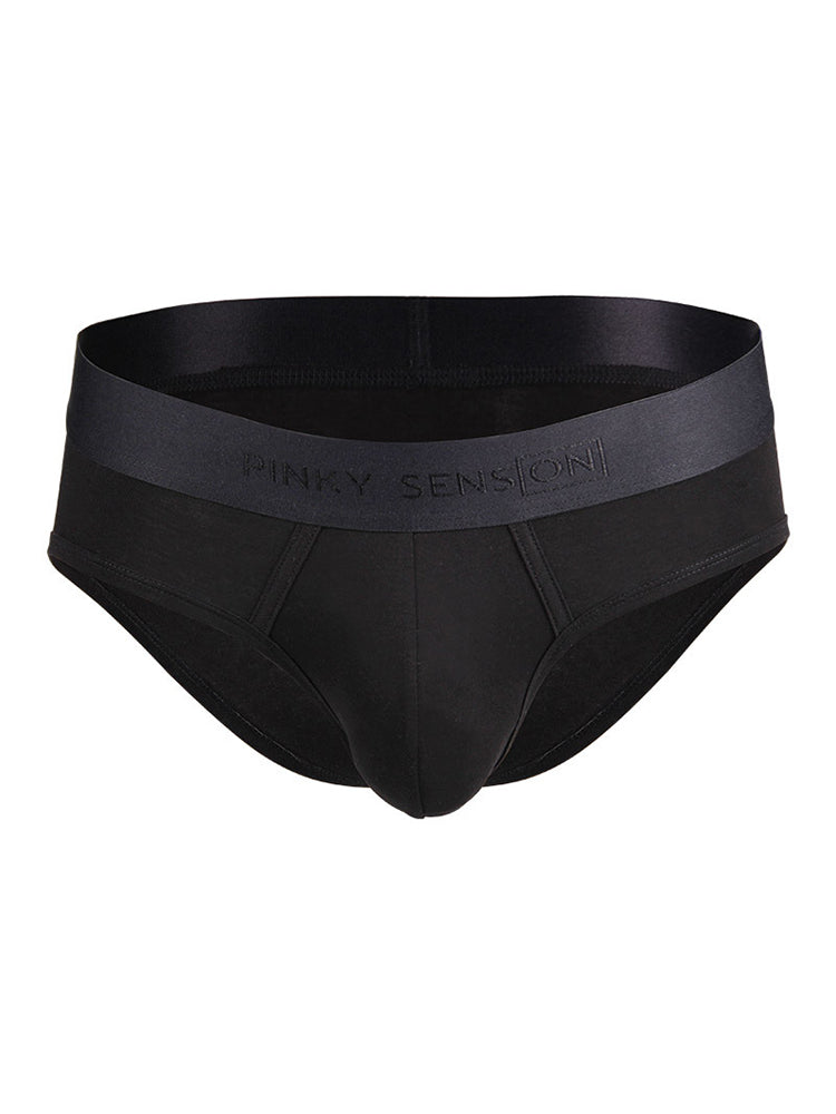 2 Pack Men's Lightweight Cotton Pouch Briefs | dmunderwear detail image 11