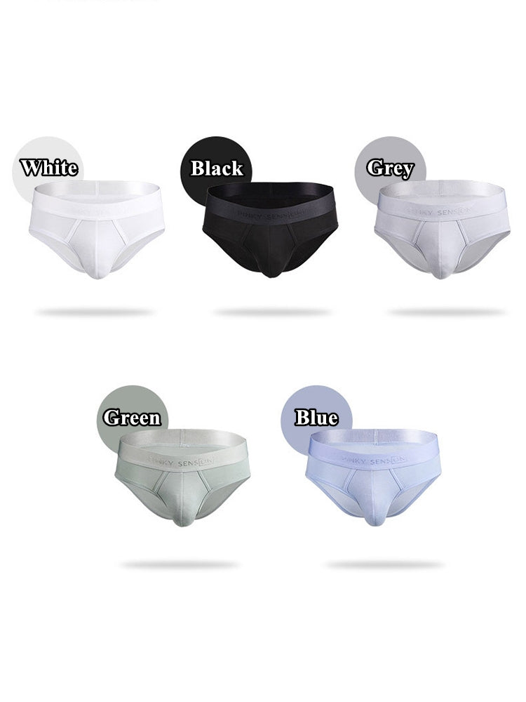 2 Pack Men's Lightweight Cotton Pouch Briefs | dmunderwear detail image 9