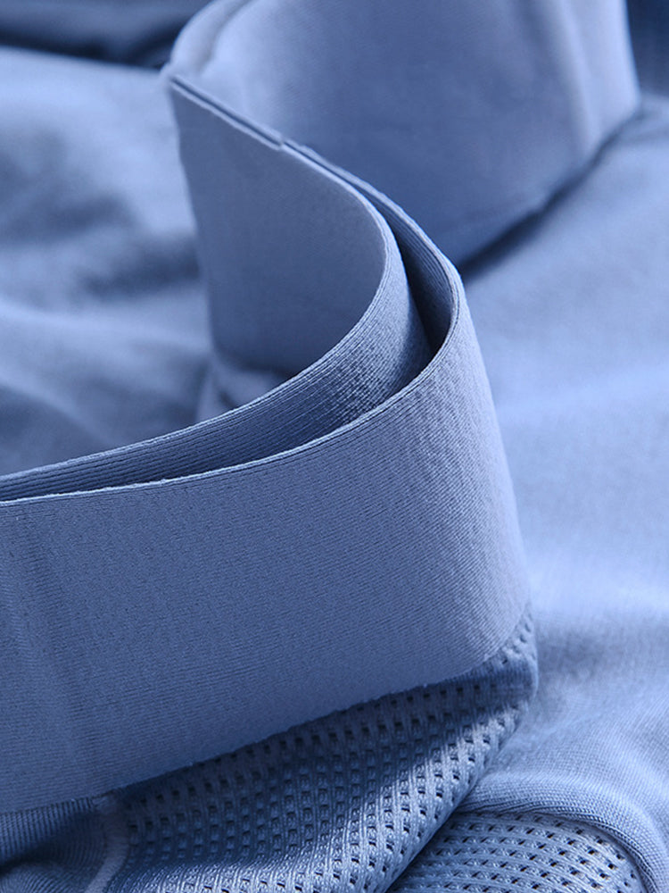 2 Pack Men's Long Athletic Boxer Briefs | dmunderwear detail image 11