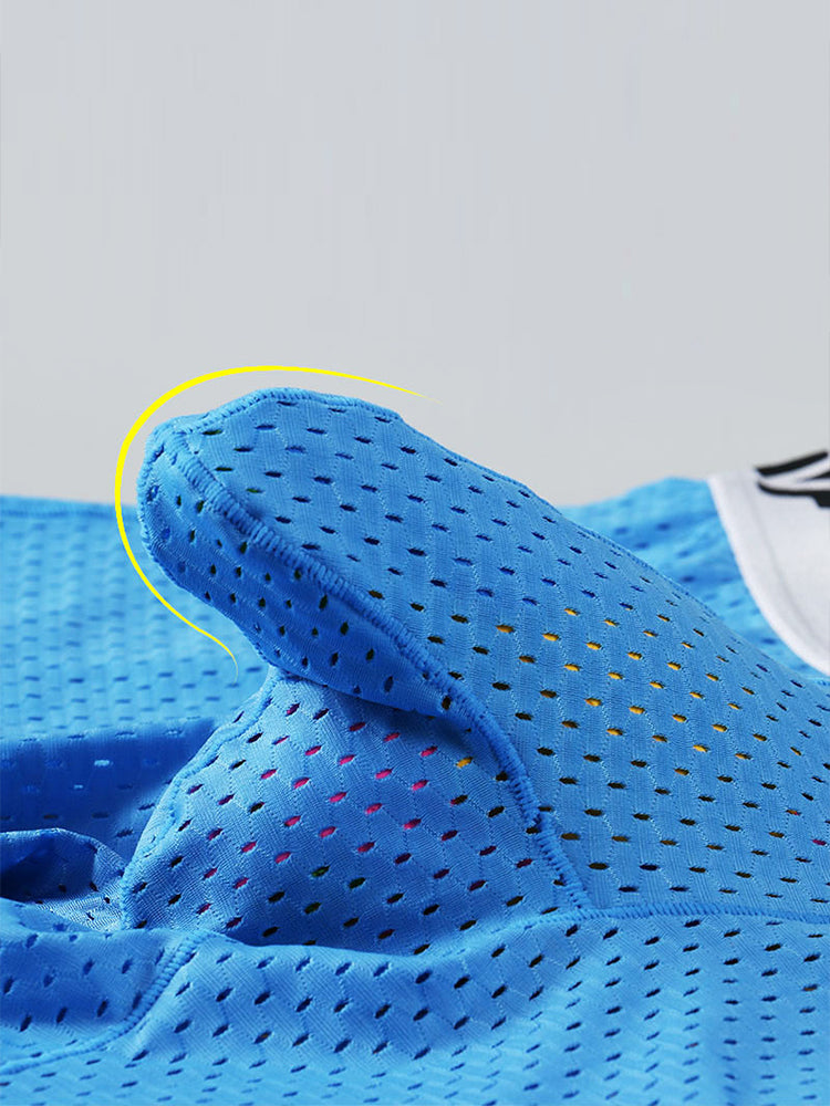 2 Pack Men's Mesh Separate Pouch Boxers Briefs | dmunderwear detail image 5