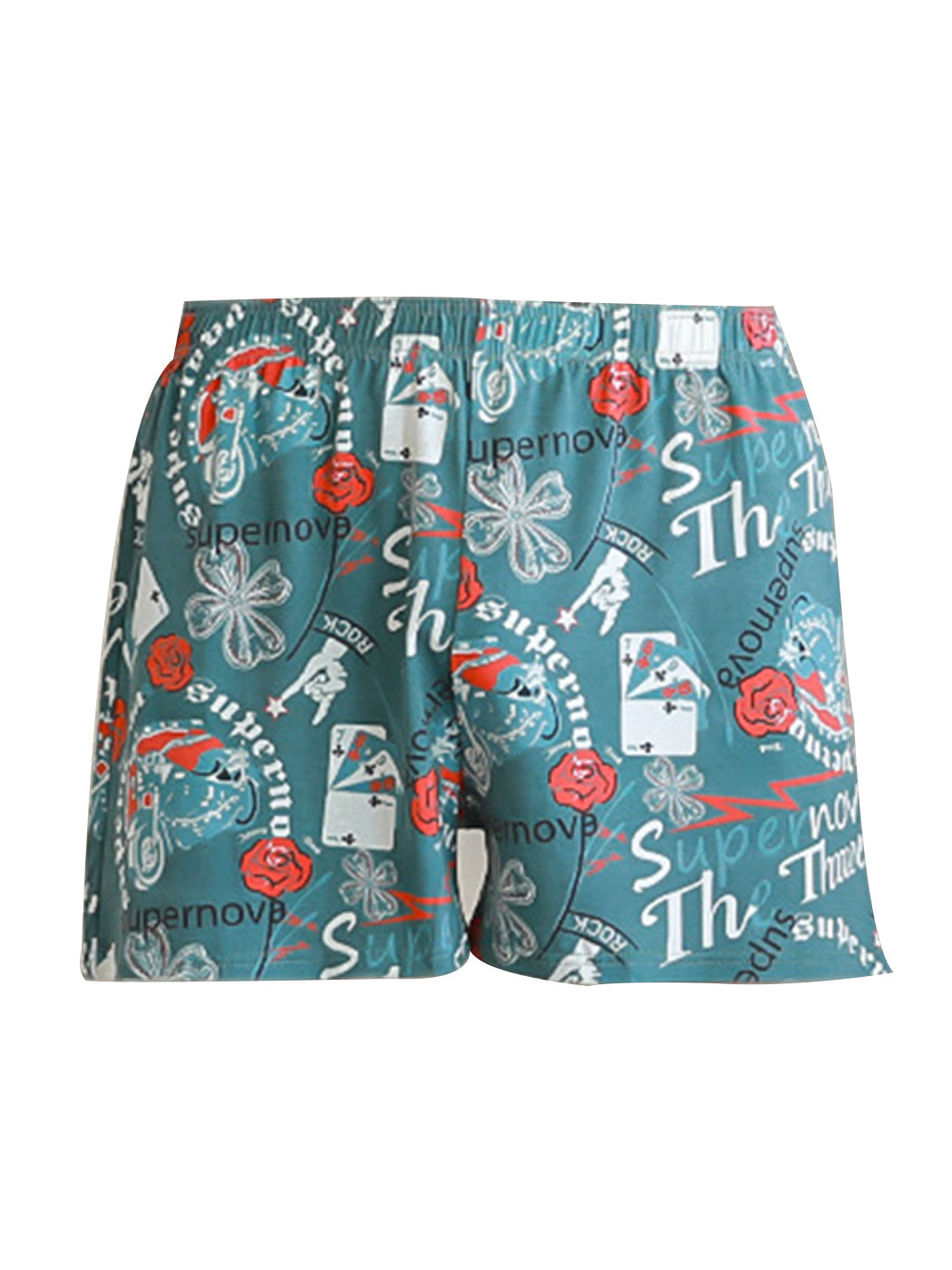 2 Pack Men's Relaxed Printed Cotton Boxers | dmunderwear detail image 11