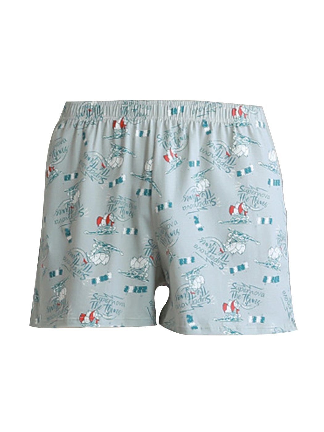 2 Pack Men's Relaxed Printed Cotton Boxers | dmunderwear detail image 2