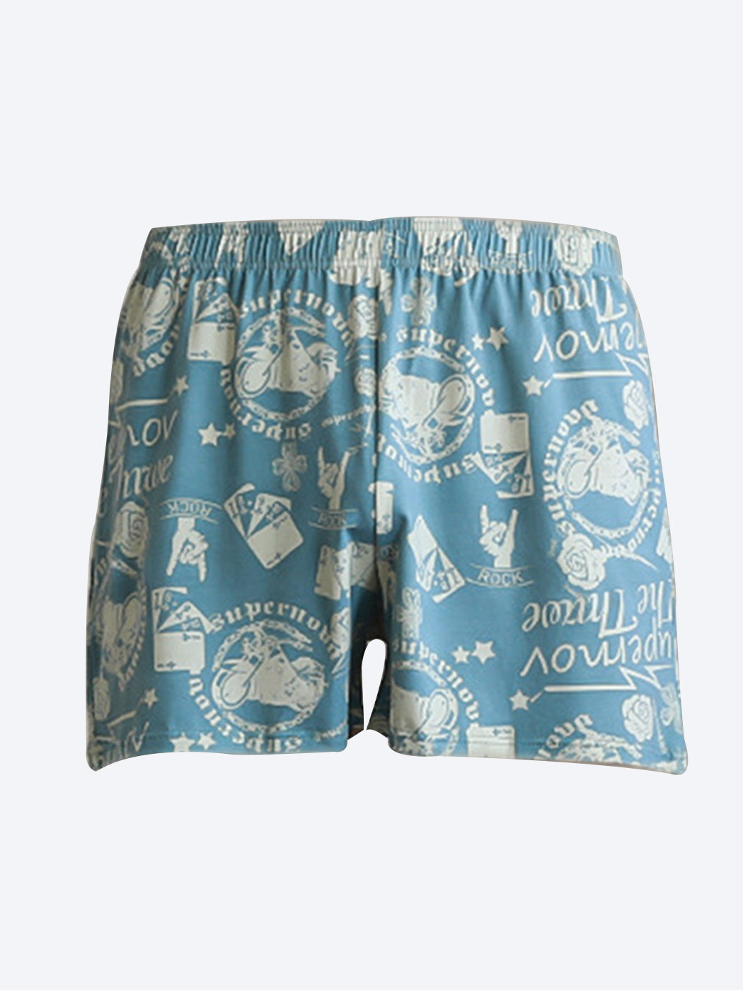 2 Pack Men's Relaxed Printed Cotton Boxers | dmunderwear detail image 9