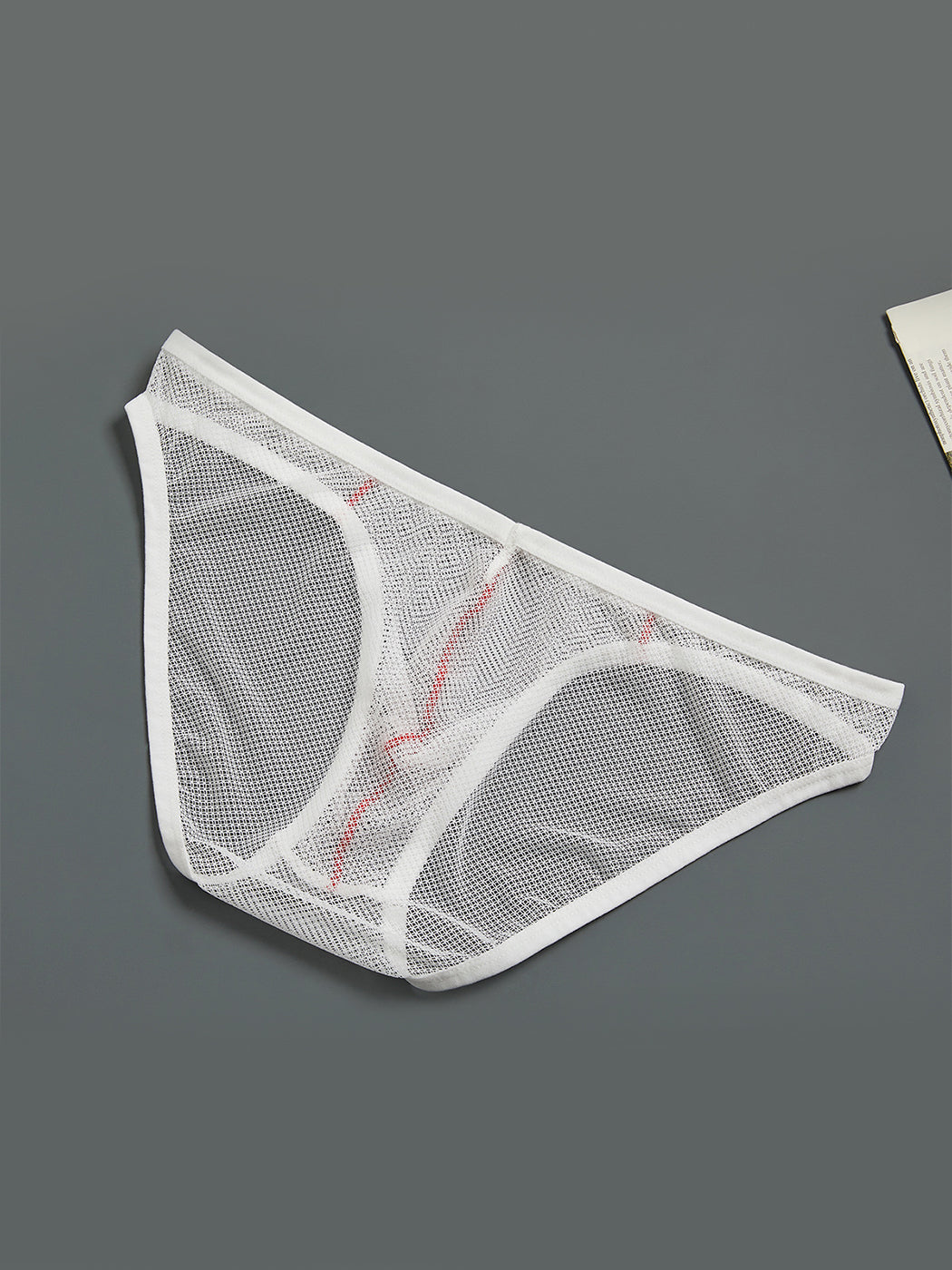 2 Pack Men's See-through Mesh Bikini | dmunderwear detail image 4