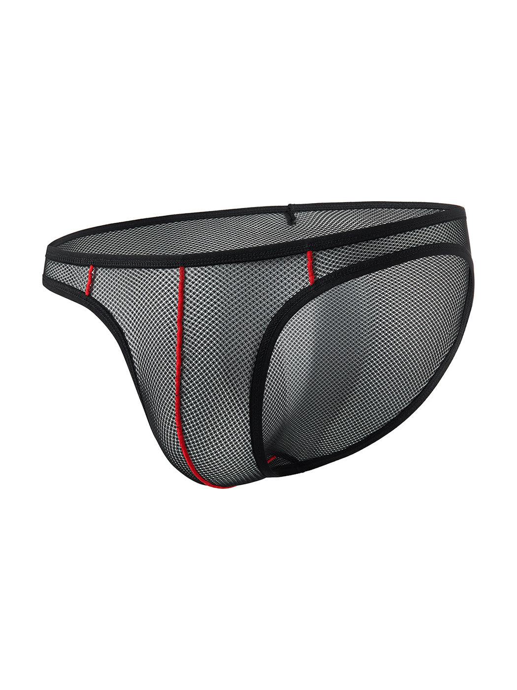 2 Pack Men's See-through Mesh Bikini | dmunderwear detail image 9