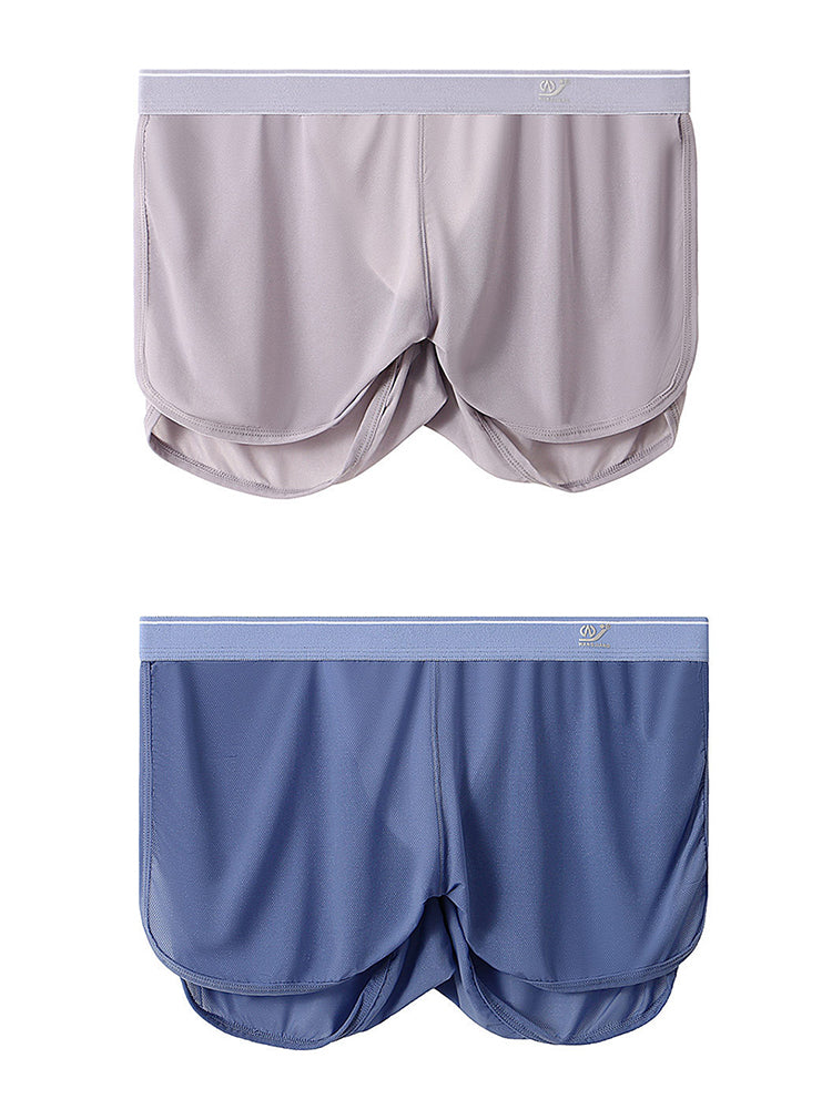 2 Pack Men's Separate Support Pouch Boxers | dmunderwear detail image 18