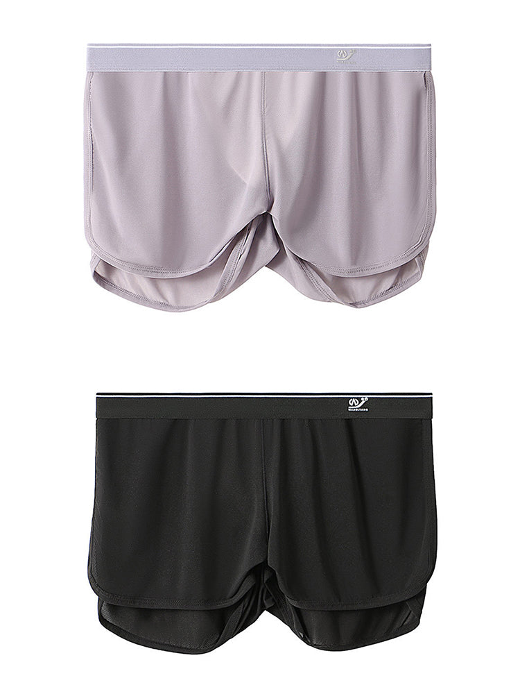 2 Pack Men's Separate Support Pouch Boxers | dmunderwear detail image 2