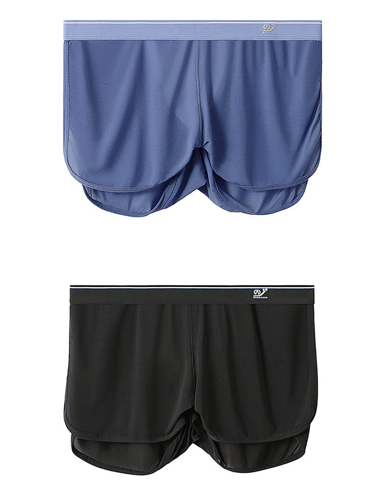 2 Pack Men's Separate Support Pouch Boxers | dmunderwear detail image 8