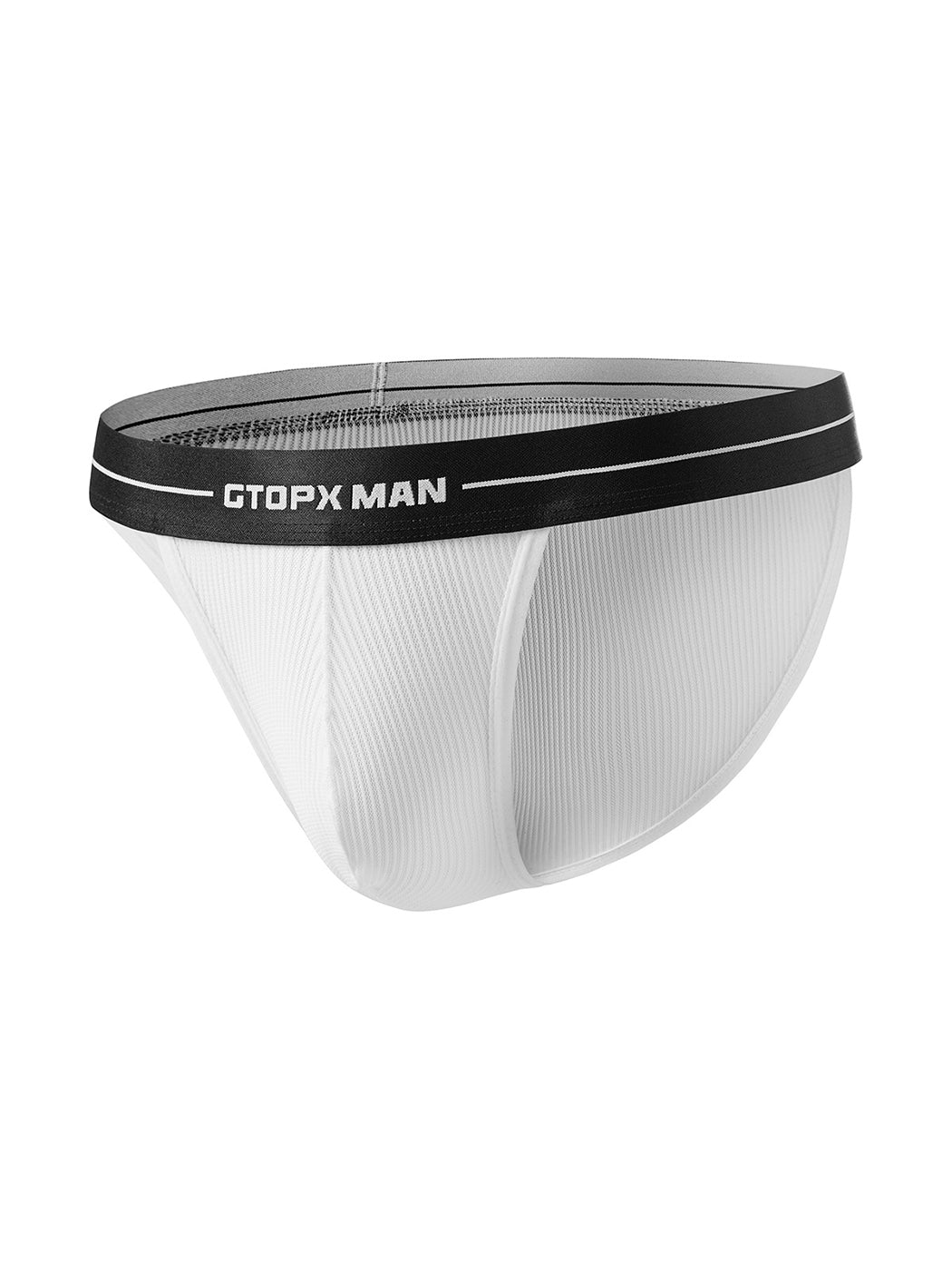 2 Pack Men's Sexy Striped Mesh Briefs | dmunderwear