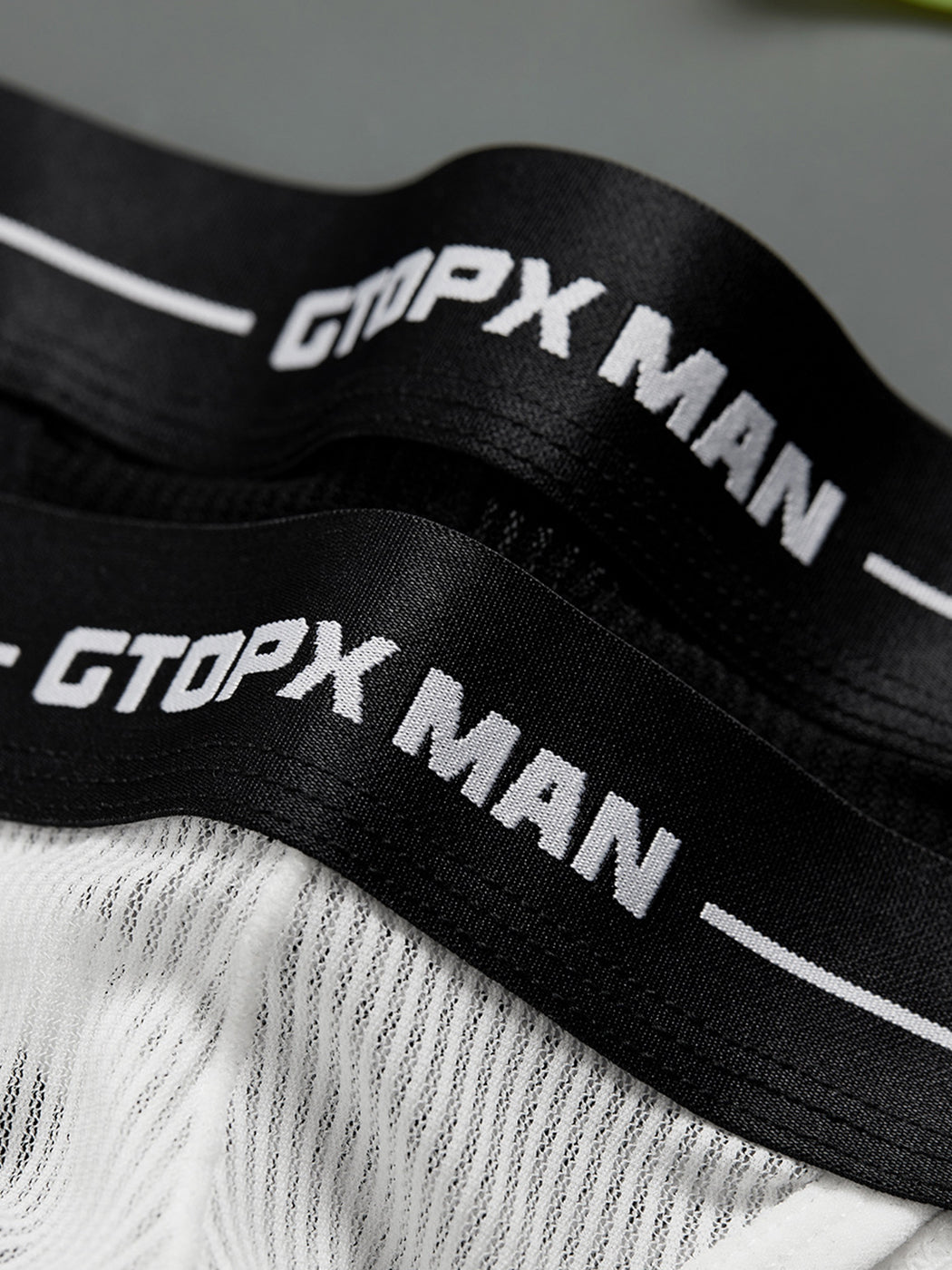 2 Pack Men's Sexy T-Back Mesh Thong | dmunderwear detail image 10