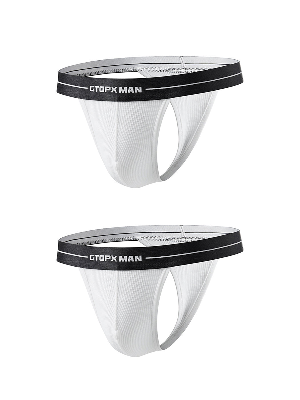 2 Pack Men's Sexy T-Back Mesh Thong | dmunderwear detail image 8