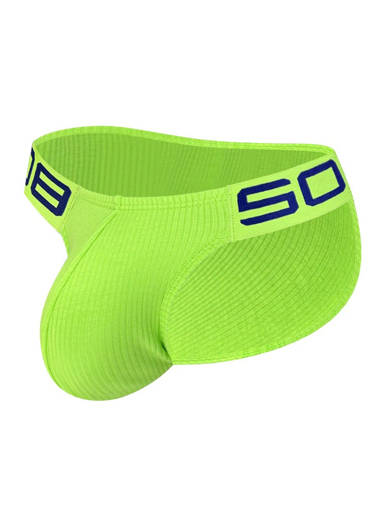 2 Pack Men's Sexy Threaded Fabric Bikinis | dmunderwear detail image 13