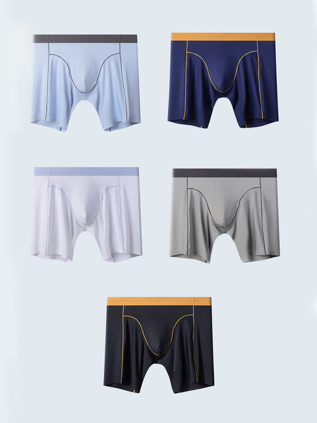 2 Pack Men's Sport Chafe Proof Boxer Briefs | dmunderwear detail image 11