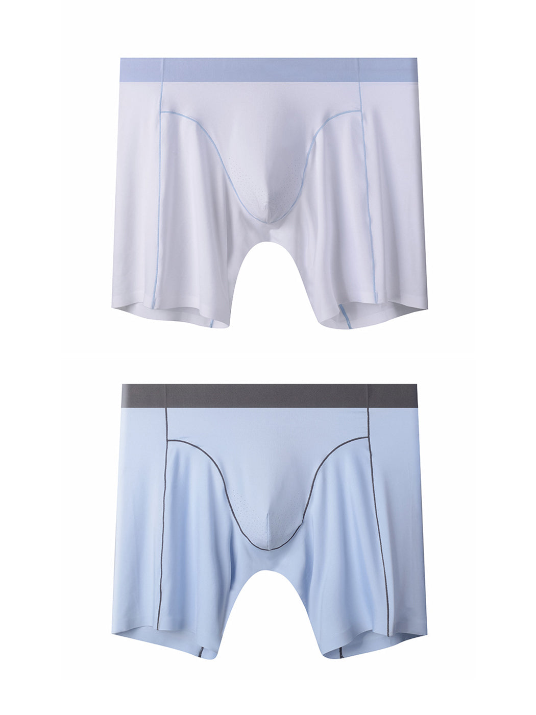 2 Pack Men's Sport Chafe Proof Boxer Briefs | dmunderwear detail image 2